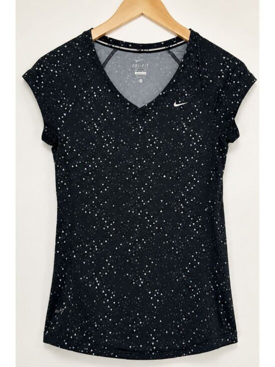 Nike Tops - NIKE Running Shirt Women's XS Black Dri-Fit Cap Sleeve Activewear Top